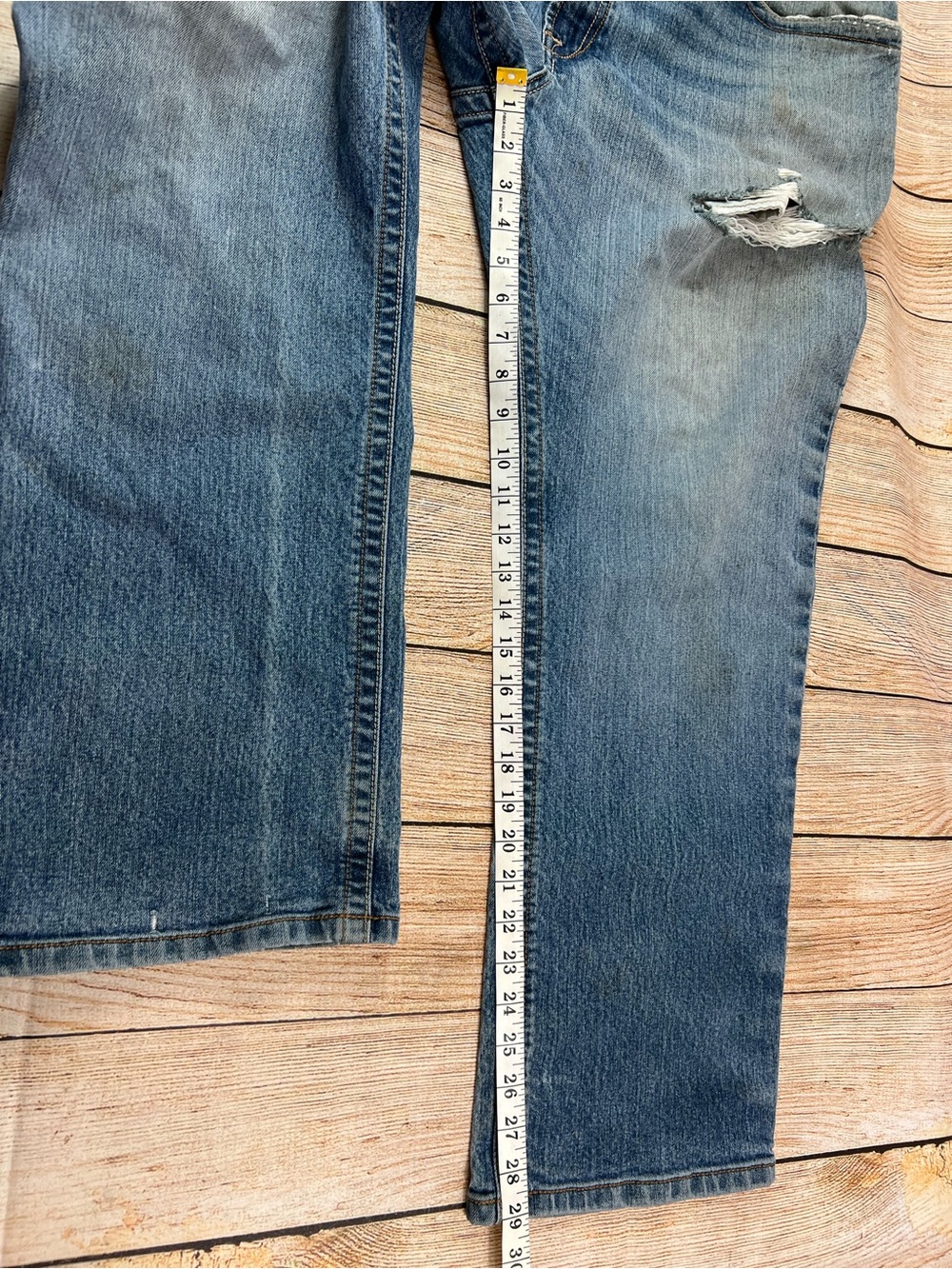 Mens Distress Ariat Rebar M4 Low Rise Boot Cut Denim Jeans 40x30 Lot Of 2 Bundle - Picture 5 of 13